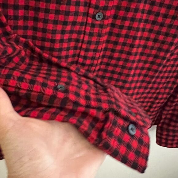 😊 3/$30 Lightweight Flannel Button-Down Shirt - Men’s Goodfellow & Co™ Sz M NWT - Picture 14 of 14